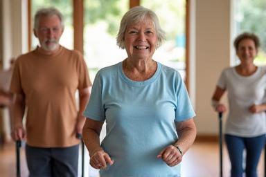 Fitness seniors mobilité équilibre autonomie